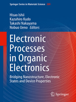 cover image of Electronic Processes in Organic Electronics